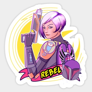 Rebel artist Sticker